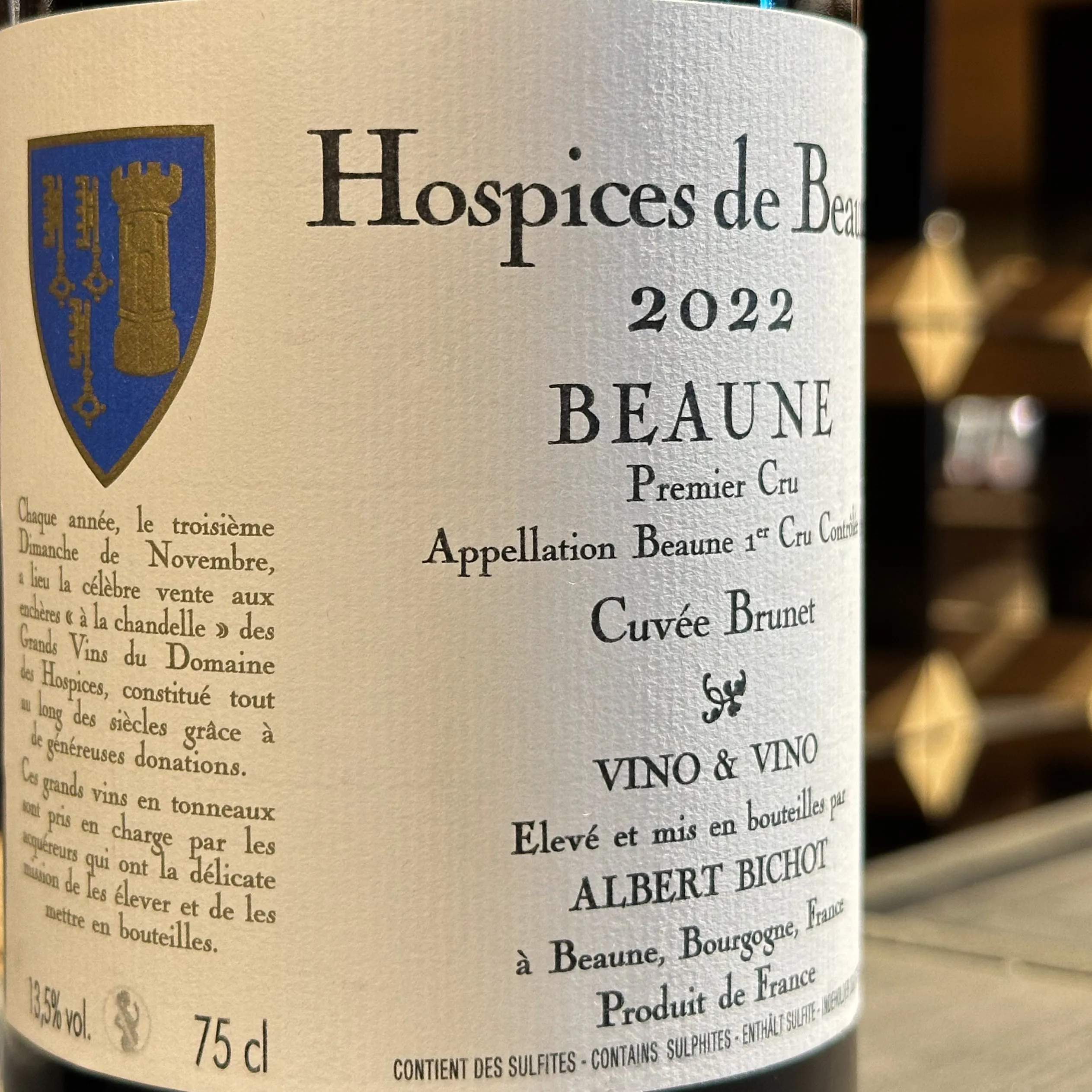 VINO&VINO приняли участие в благотворительном аукционе Hospices de Beaune