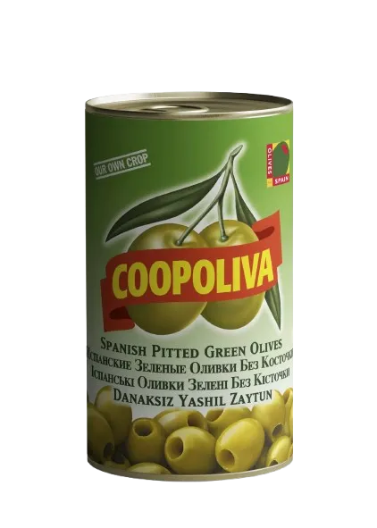 ОЛИВКИ COOPOLIVA б/к (370 мл) 350г