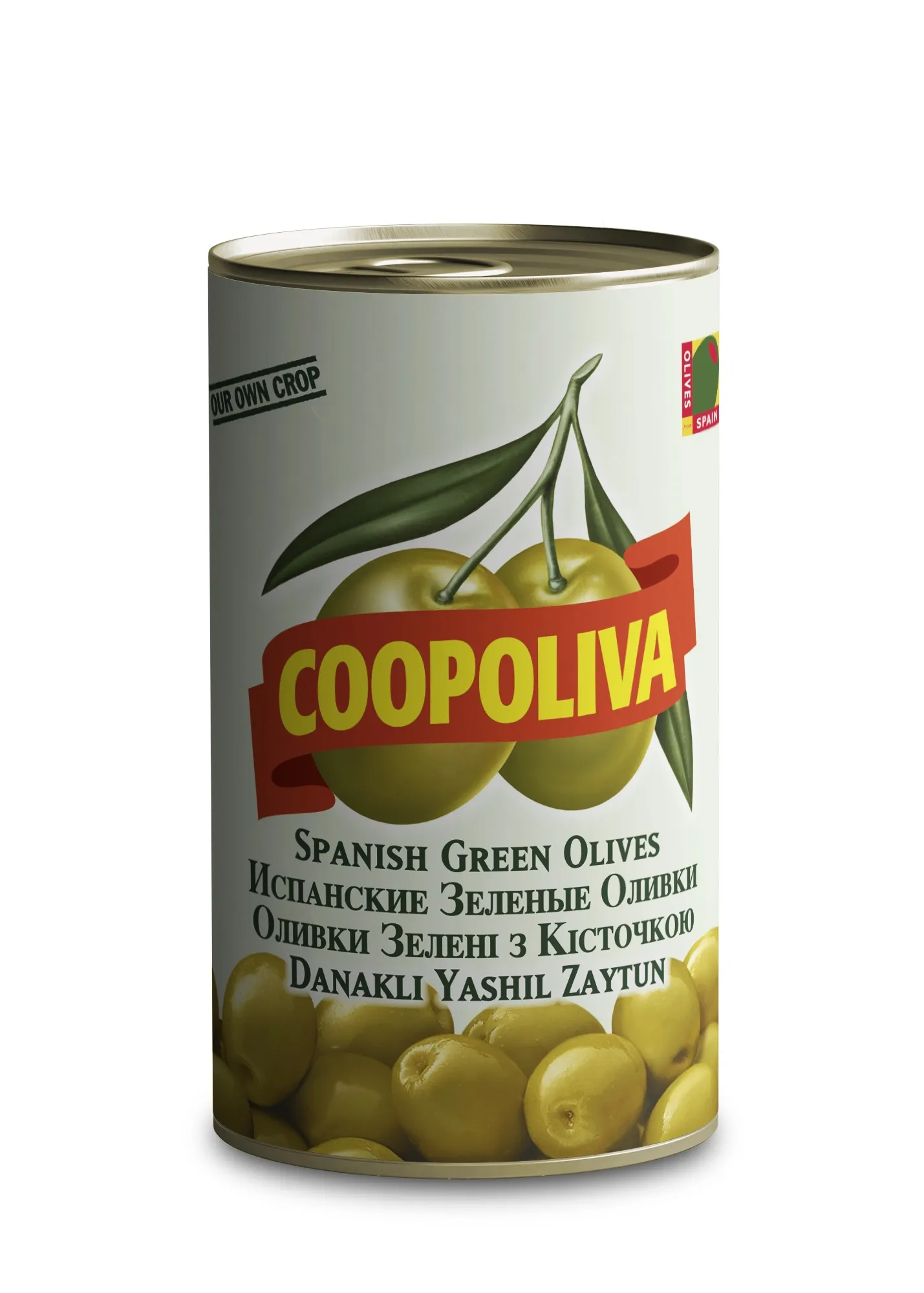 ОЛИВКИ COOPOLIVA с/к (370 мл) 350г
