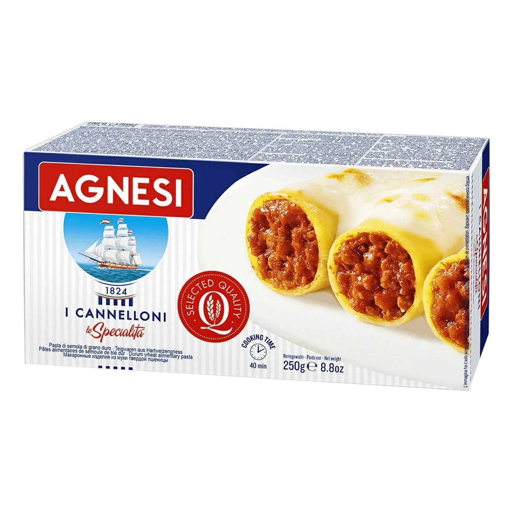 МАКАРОНЫ AGNESI Cannelloni Semola 250г