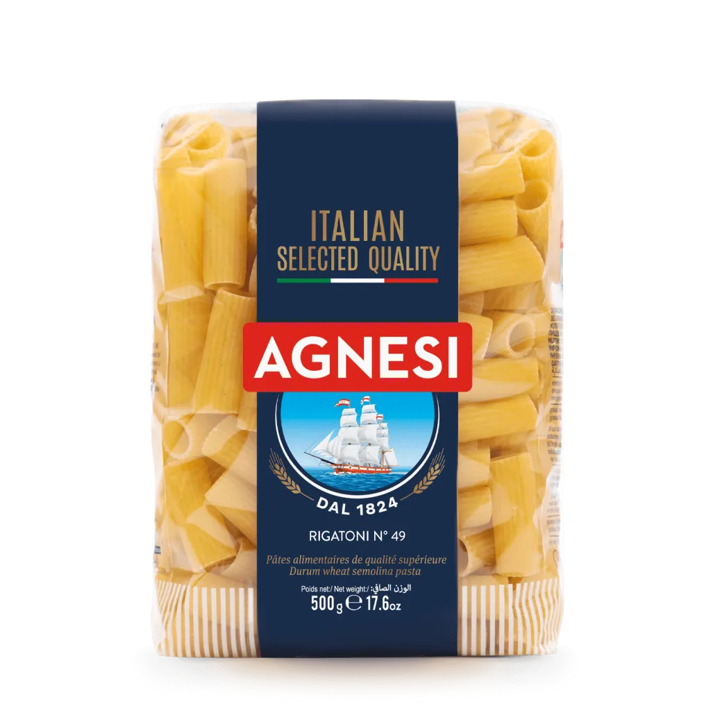 МАКАРОНЫ AGNESI Rigatoni 49 500г