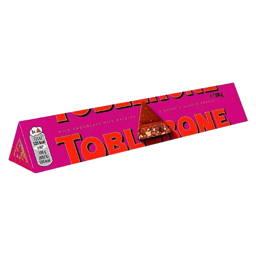 ШОКОЛАД TOBLERONE МОЛОЧНЫЙ FRUT & NUT  100г