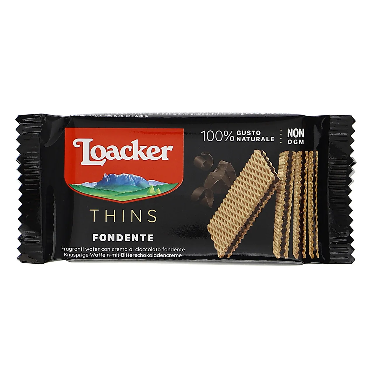 ВАФЛИ LOACKER THINS FONDENTE 37,5г