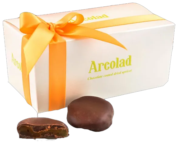 ШОКОЛАД ARCOLAD СУШ.АБРИКОС 220г