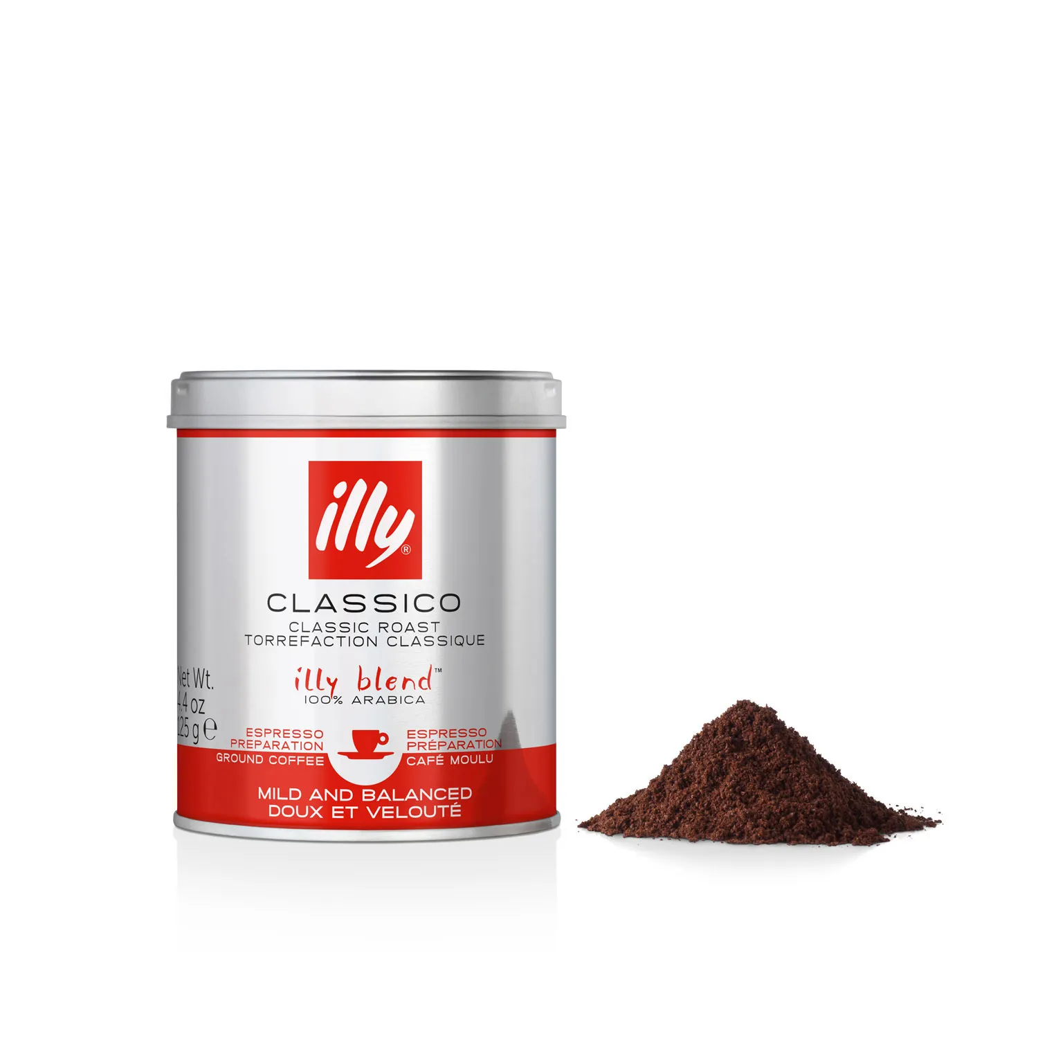 КОФЕ ILLY  МОЛ. средн.обж. 125г (8871)