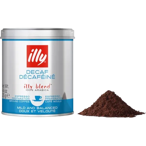 КОФЕ ILLY  МОЛ. без кофеина 125г (8869)