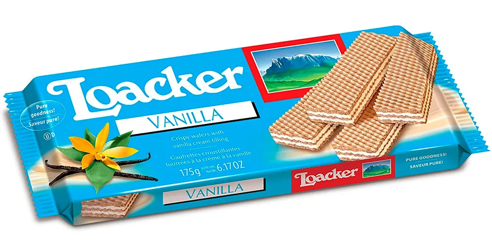ВАФЛИ LOACKER CLASSIC VANILLA 175г