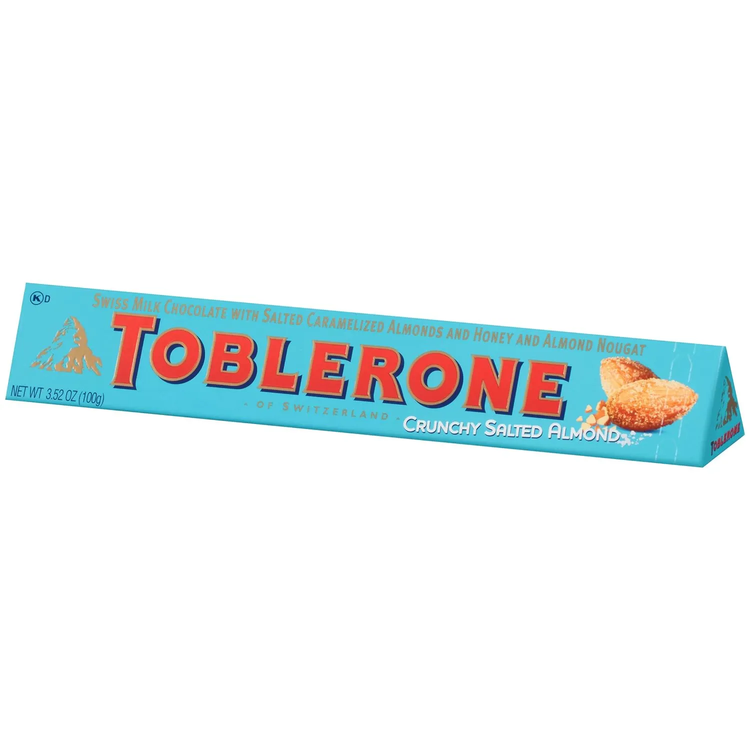 ШОКОЛАД TOBLERONE МОЛОЧНЫЙ ХРУСТЯЩИЙ МИНДАЛЬ 100г