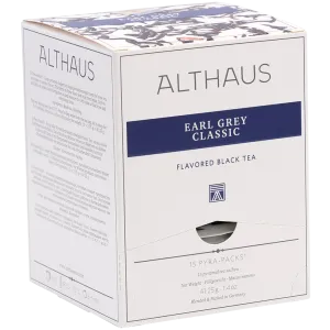 ЧАЙ ЧЕРН. ALTHAUS PYRA PACKS Эрл Грей Классик 15 пак.*2,75г (Р0910)