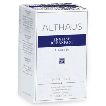 ЧАЙ ЧЕРН. ALTHAUS DELI PACKS Инглиш Брэкфаст Сент Эндрюс 20 пак.*1,75г (001)