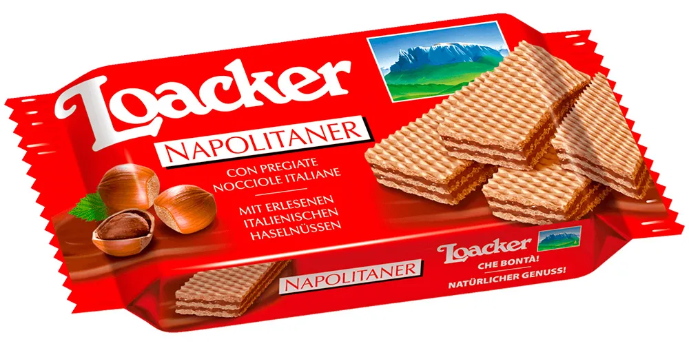 ВАФЛИ LOACKER CLASSIC NAPOLITANER 90г
