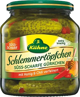 КОНСЕРВЫ ОВОЩНЫЕ: корнишоны сладкие GOURMET SELECTION CARL KUHNE 530г (580мл)