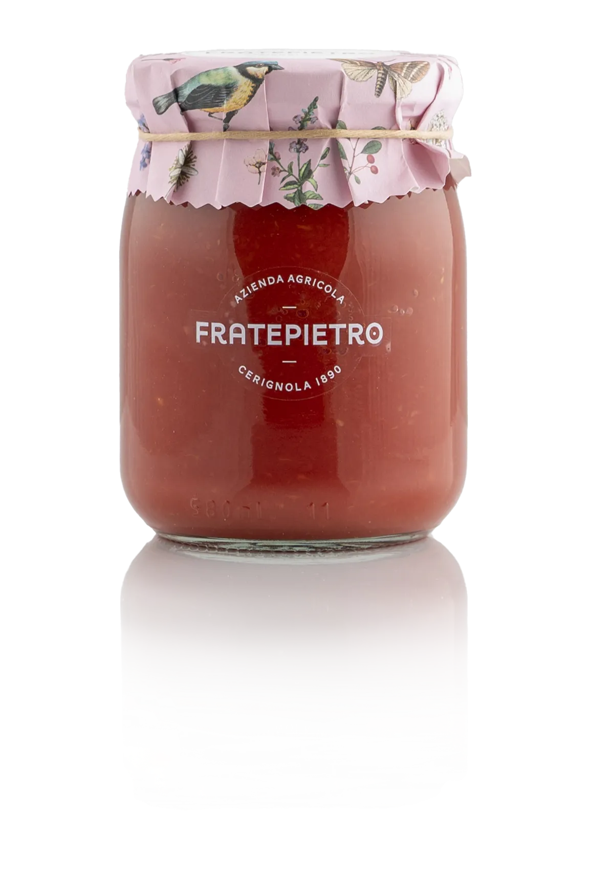 Помидоры очищенные FRATEPIETRO (580мл) 550г.