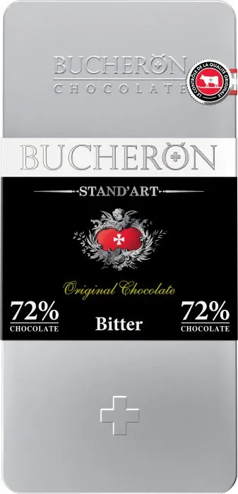 ШОКОЛАД BUCHERON Standart горький 72%  жест.боксе 100г