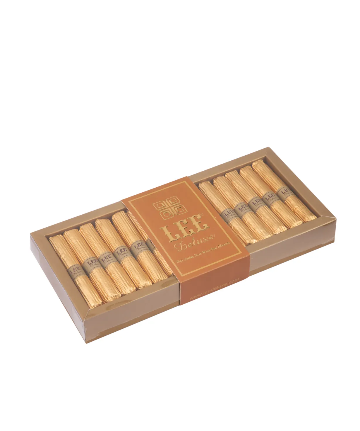 Конфеты шоколадные с шоколадной начинкой Лии Делюкс Cigar 215г