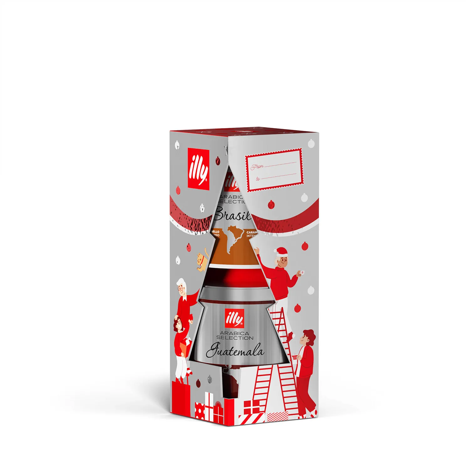 РОЖДЕСТВЕНСКИЙ НАБОР ILLY 2025 "Вертикальный" 2*125гр (25427)